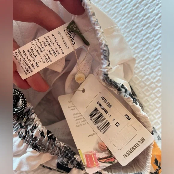 AGUA BENDITA BOYS SWIM SHORTS NICK GYPSY 5630 NWT Size 12 - Picture 15 of 15